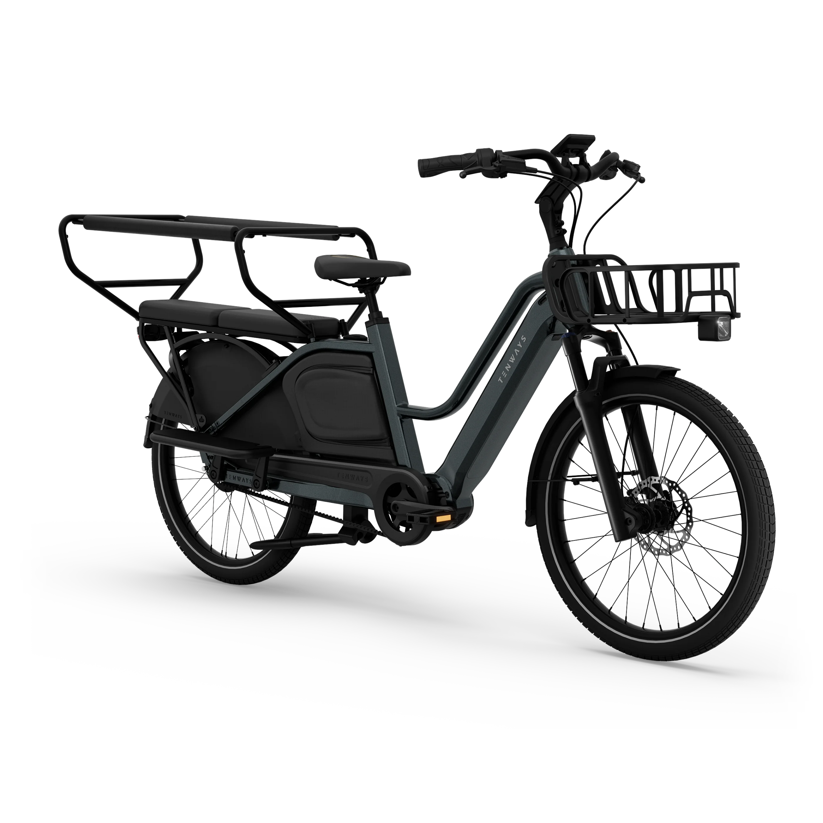 Tenways Longtail Duo bici elettrica Galaxy Grey 720 Wh