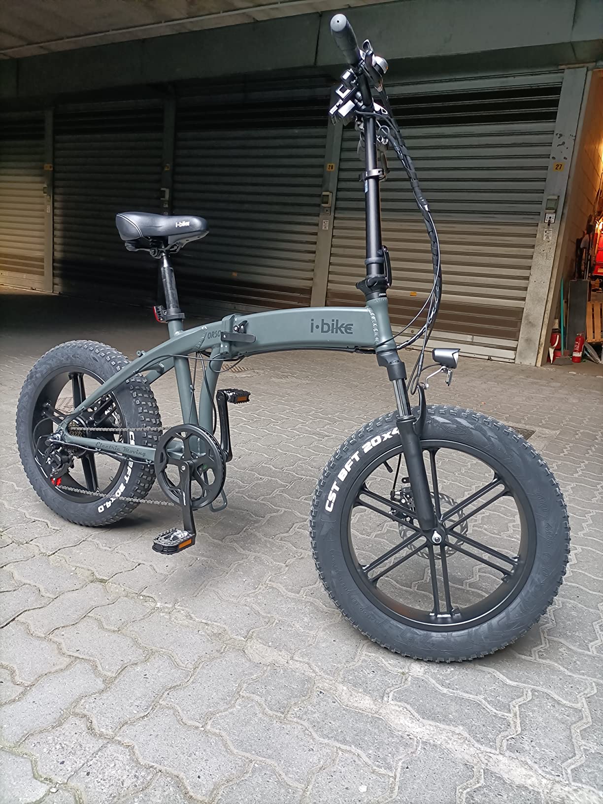 I-Bike Orso Ita99 bici elettrica pieghevole nera 20"
