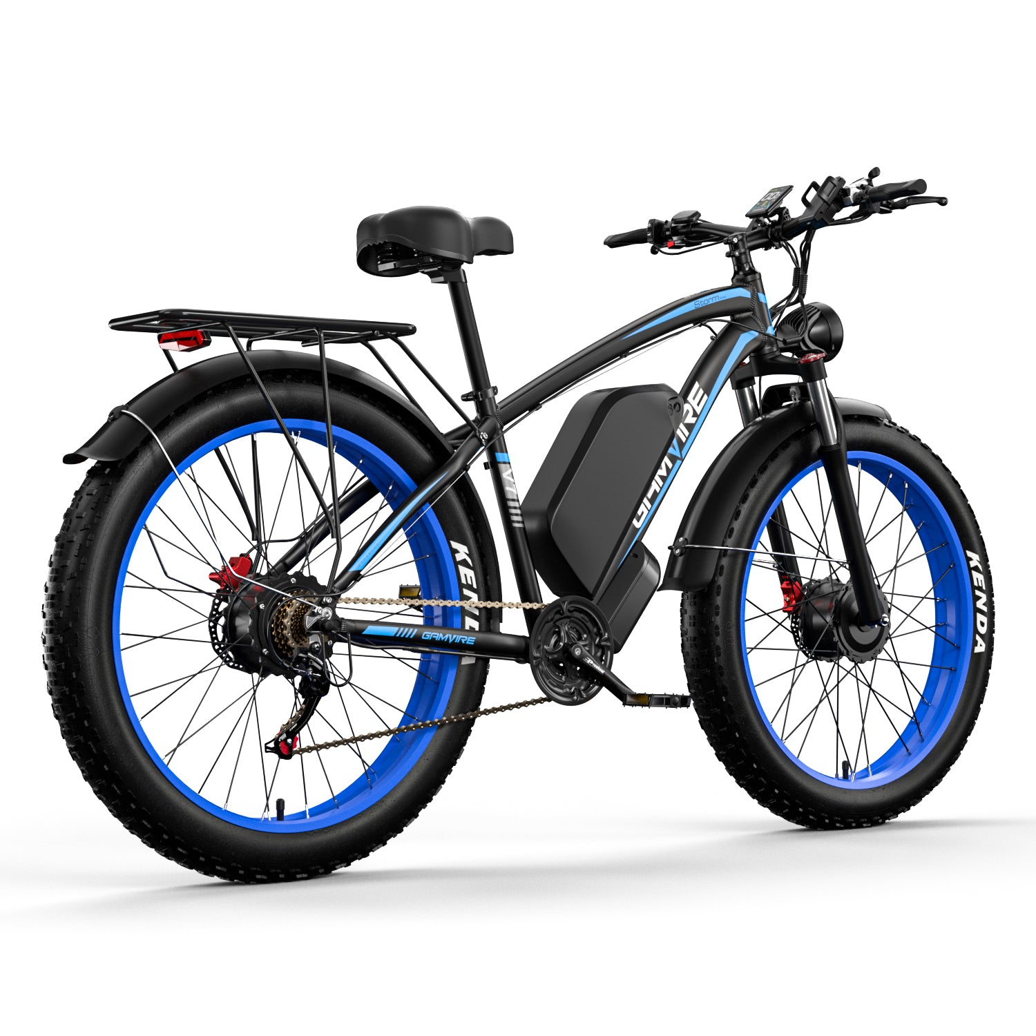 E-BYCCO V7PRO Bici Elettrica 24" 52V 32Ah 6000W Nero