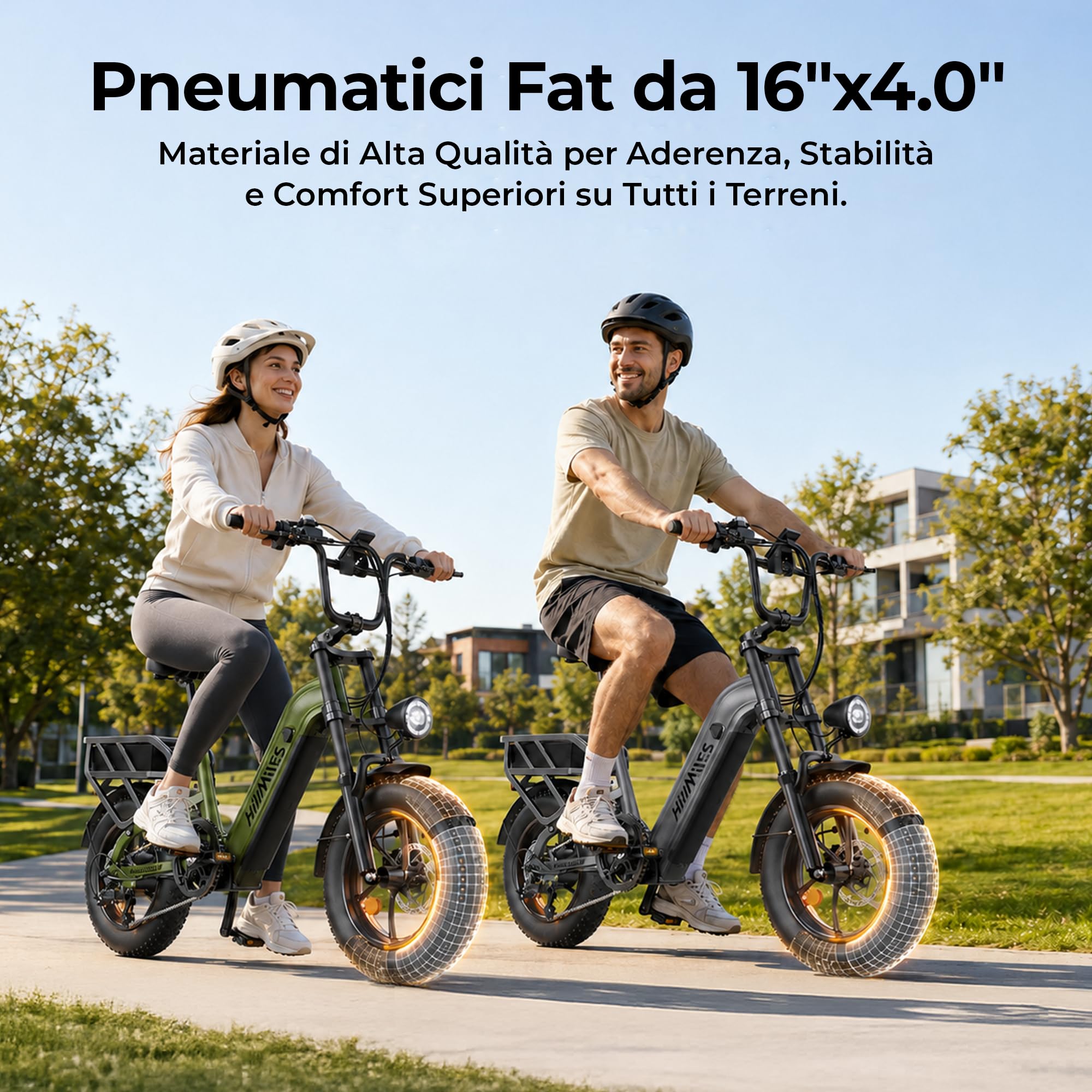 HillMiles MileLink 1 bici elettrica 48V 18Ah 1 batteria