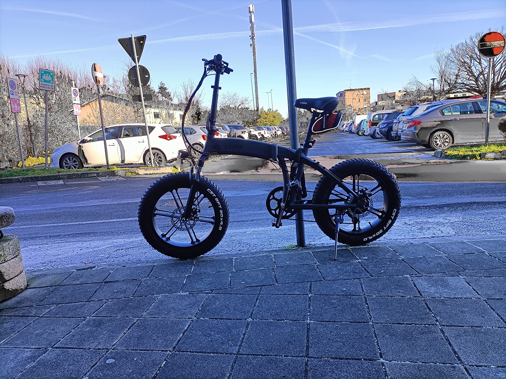 I-Bike Orso Ita99 bici elettrica pieghevole nera 20"