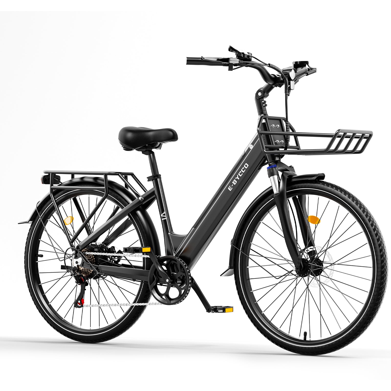 E-BYCCO V1 28 Bici Elettrica 350W Bianca