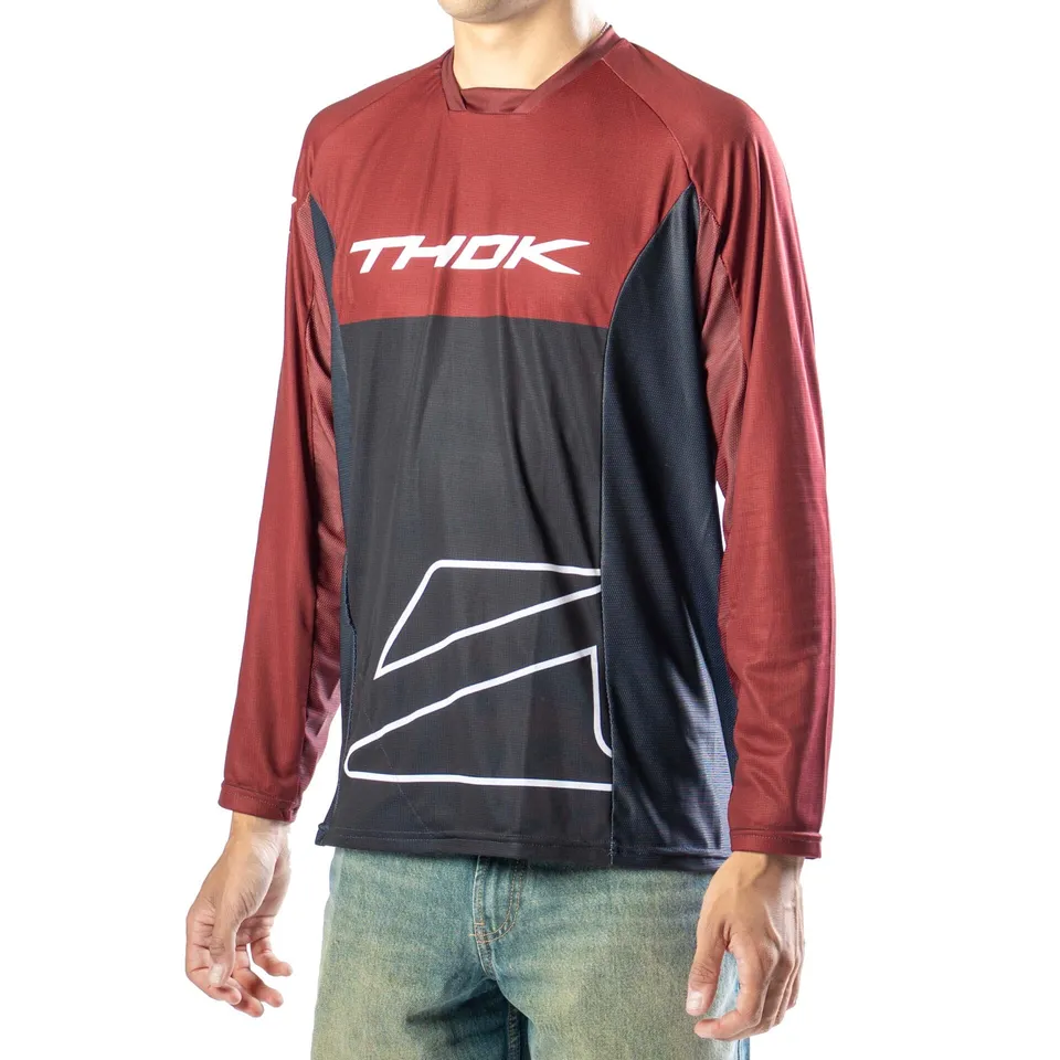 Thok Moltenline jersey manica lunga bordeaux