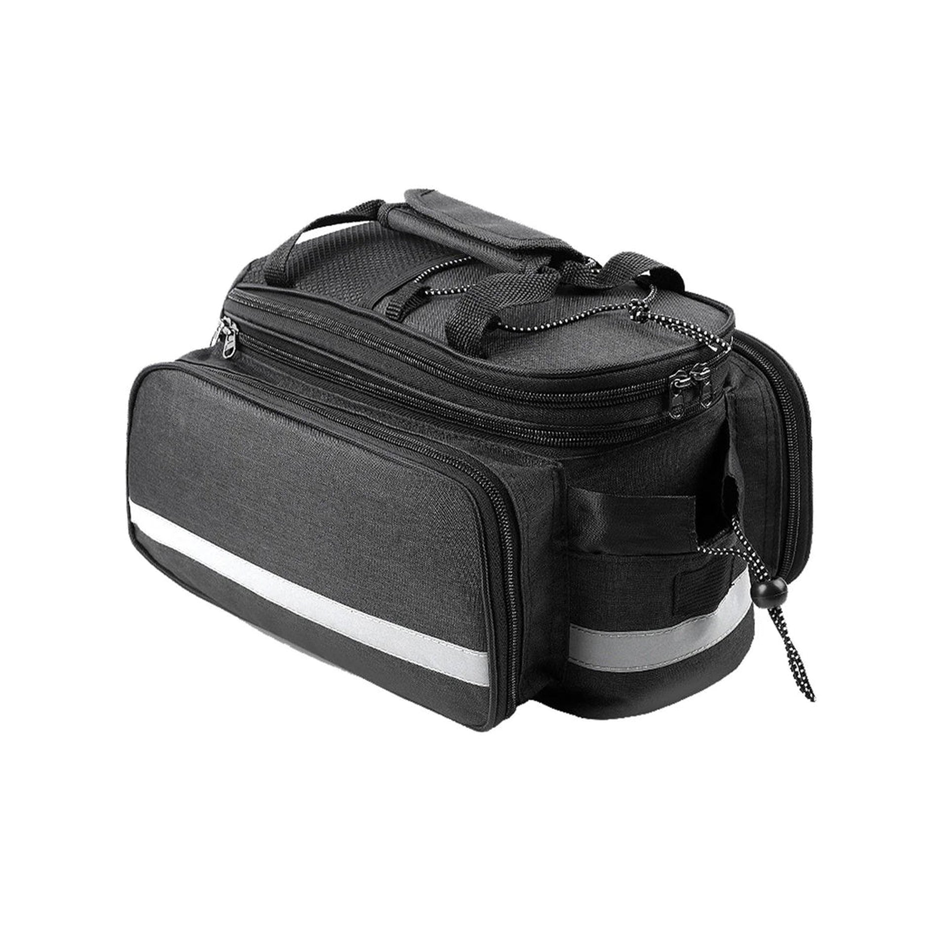 Touroll borsa posteriore bici 25L nera espandibile