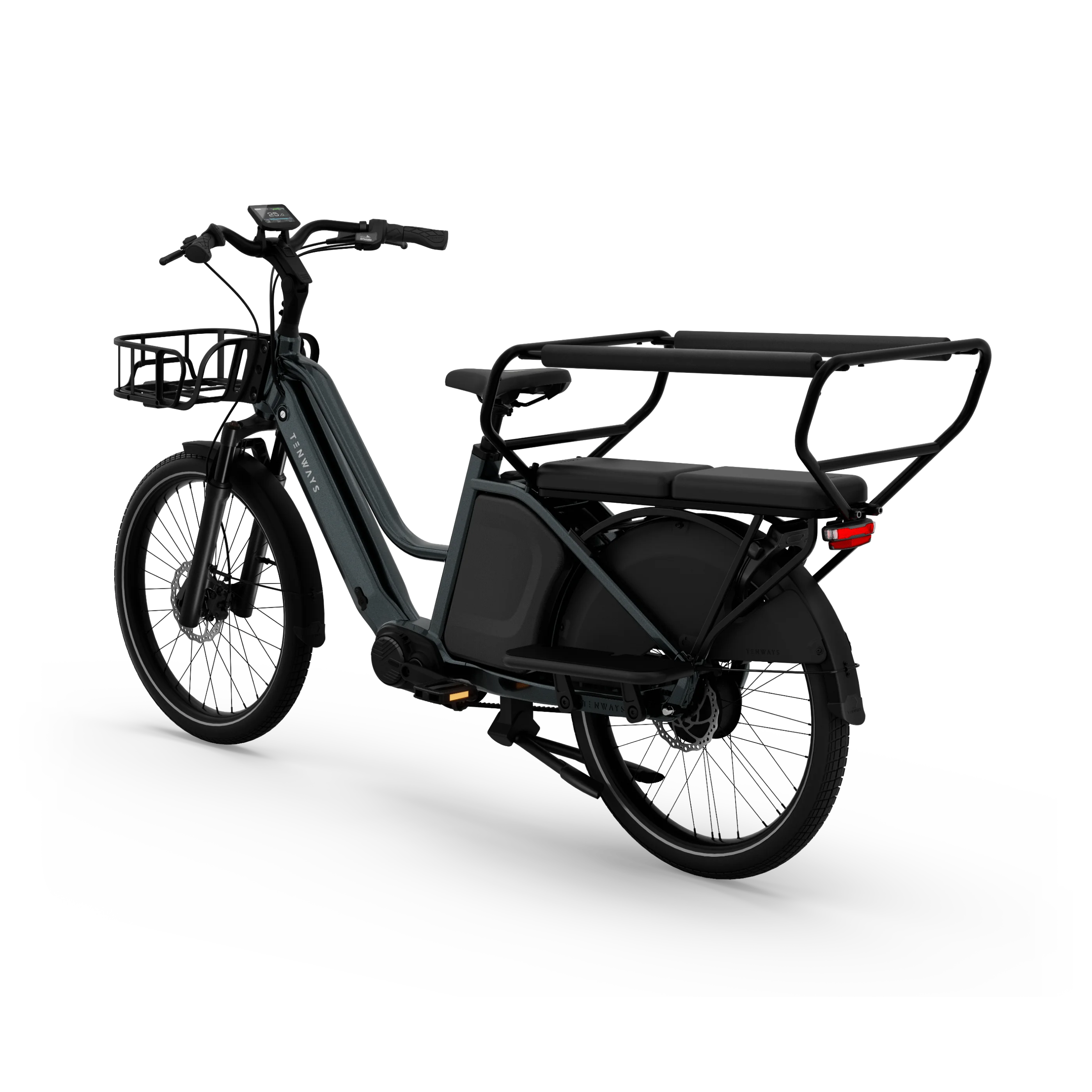 Tenways Longtail Duo bici elettrica Galaxy Grey 720 Wh