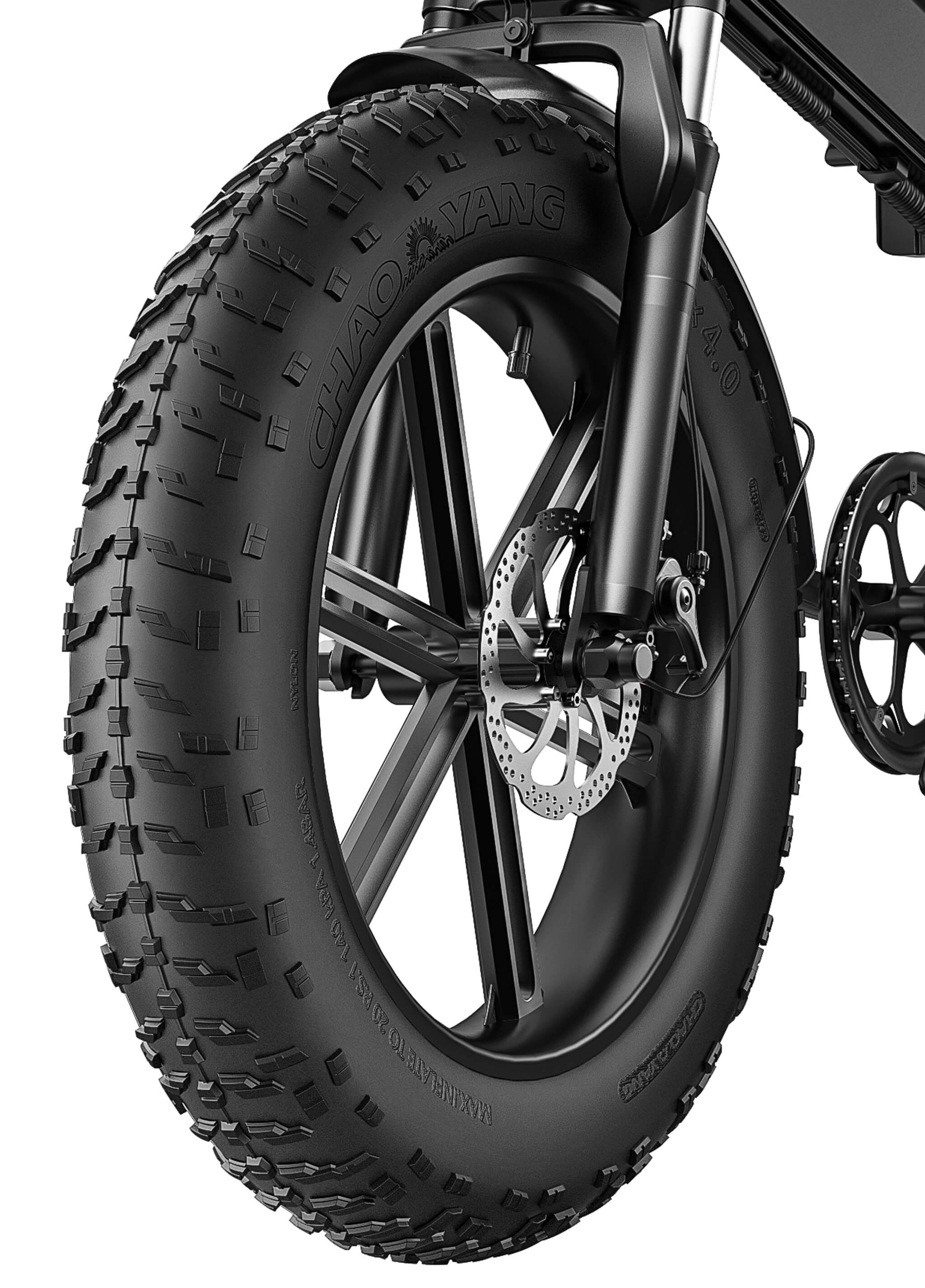 E-BYCCO EP-2 Pro bici elettrica pieghevole nera 120 km