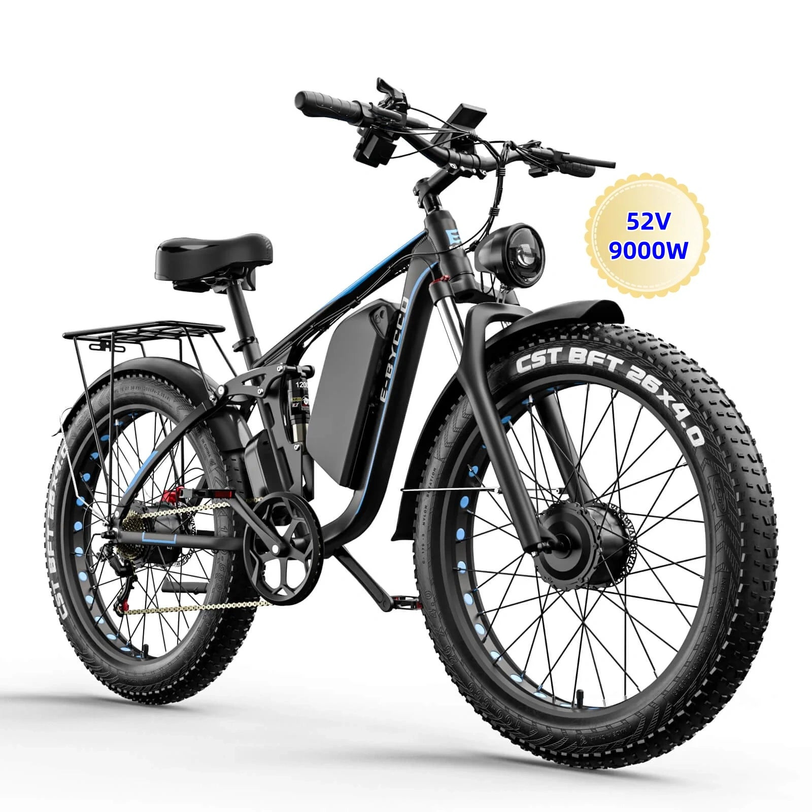 E-BYCCO EB7PRO bici elettrica 26" doppio motore 6000W