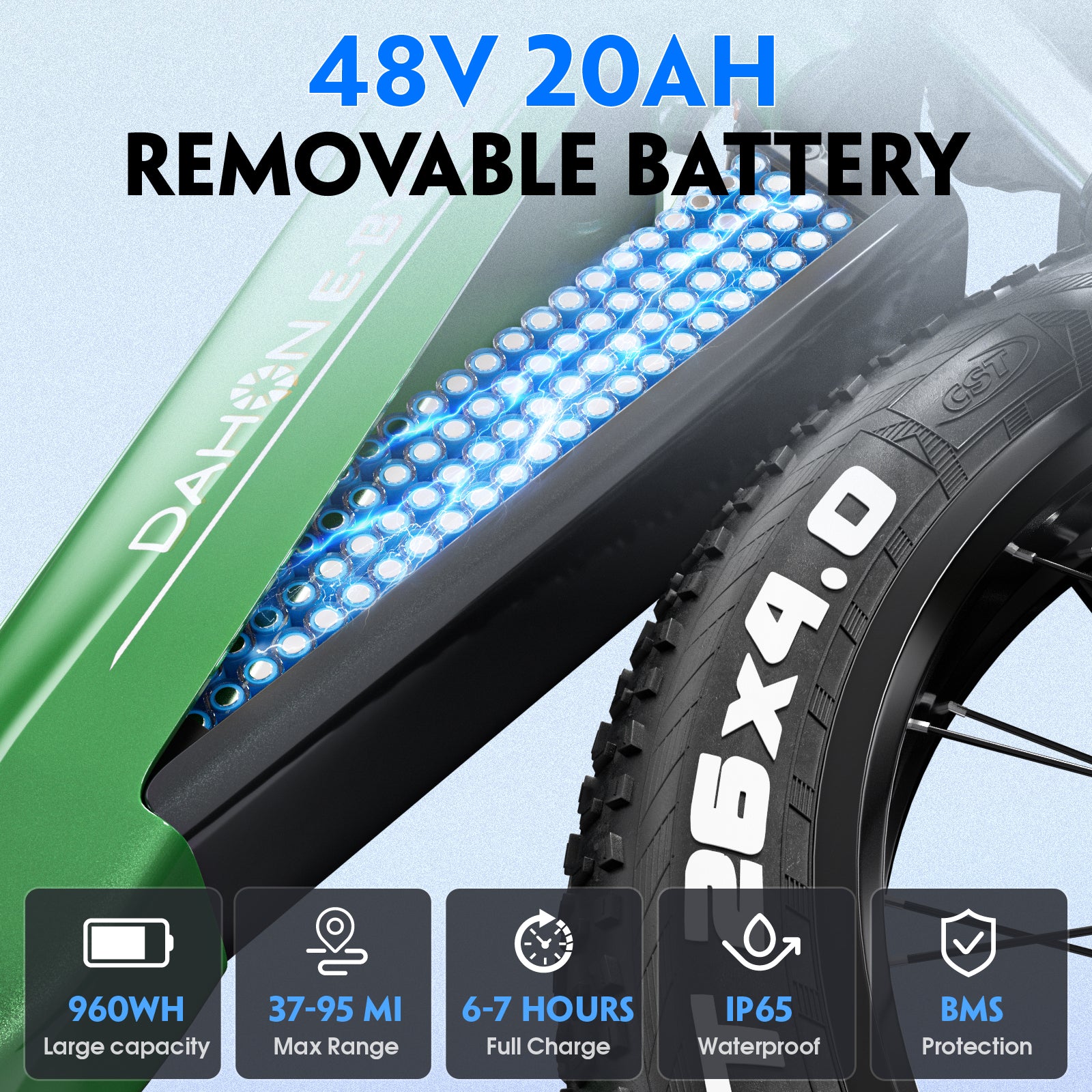 E-BYCCO C9 2000W bici elettrica 48V 20Ah telaio basso 26"