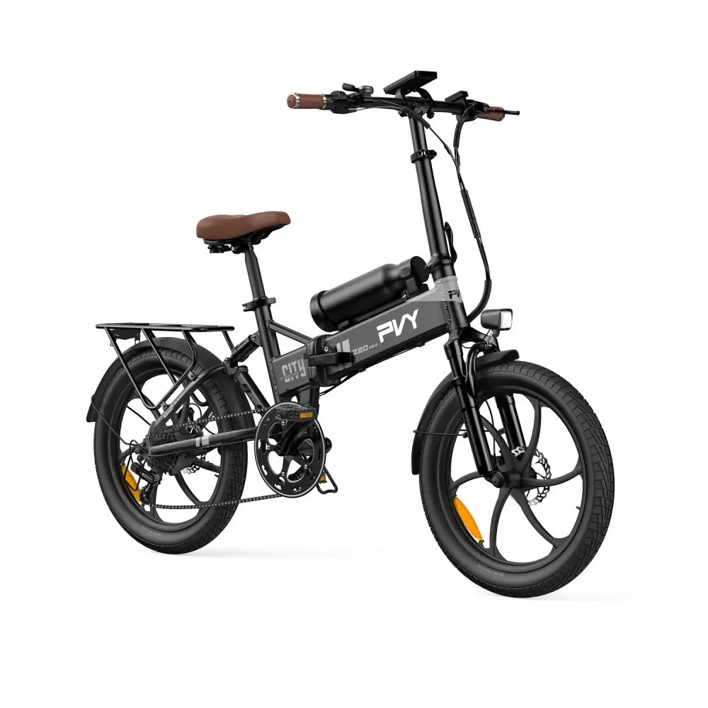 PVY Z20 Max bici elettrica pieghevole grigio scuro 200 km