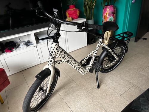 Tenways CGO Compact bici elettrica 500 Wh beige