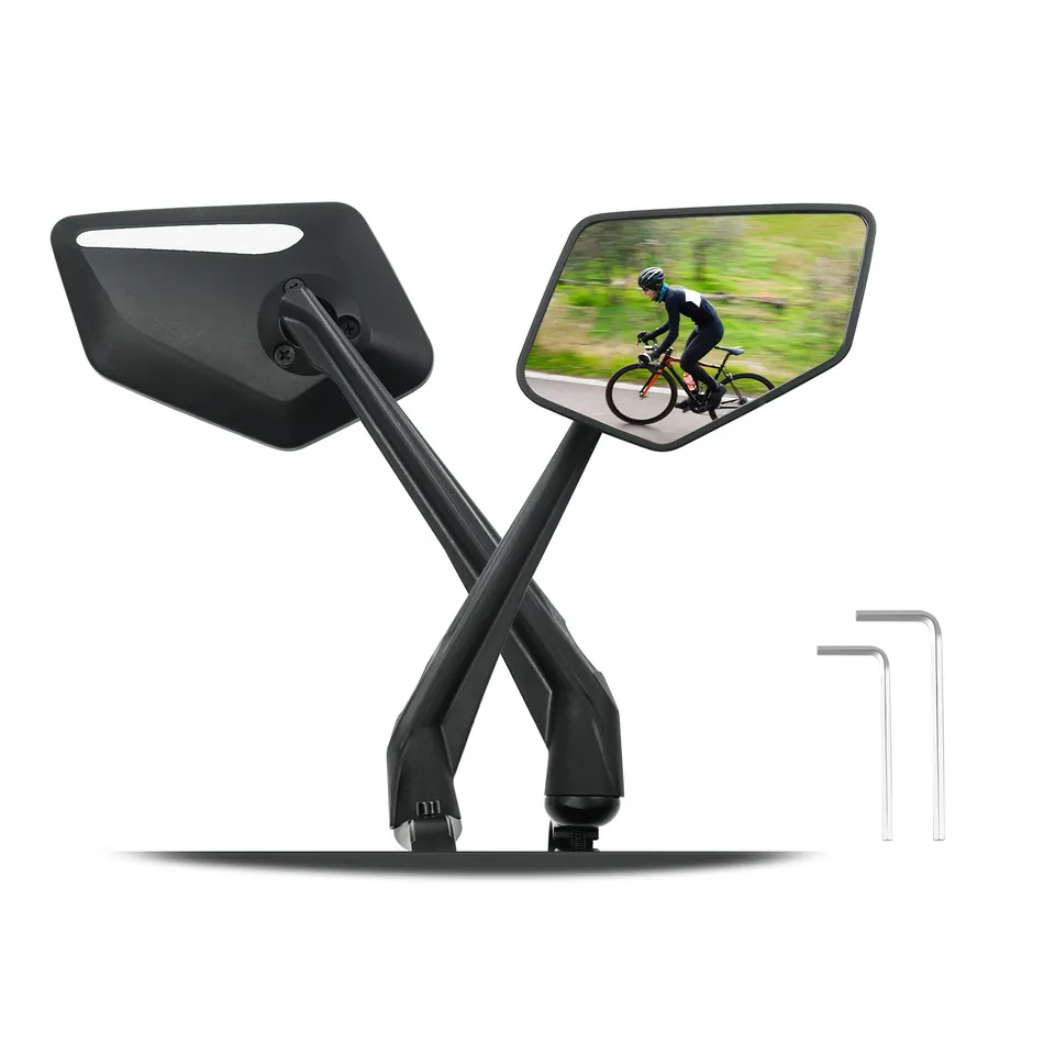 Touroll Specchietti retrovisori bici HD 360° extra large