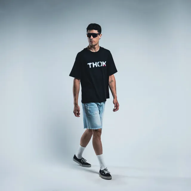 THOK ZRØ T-Shirt Cotone Nera Unisex