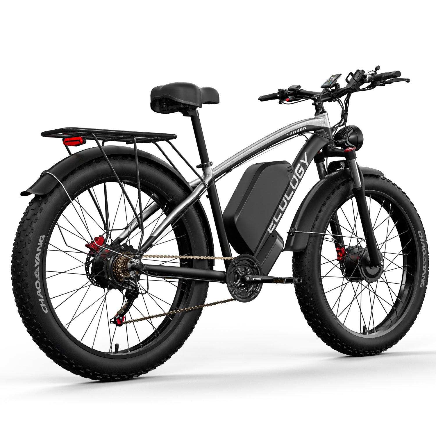 E-BYCCO G7 6000W bici elettrica 52V 32Ah nero/blu ricondizionata