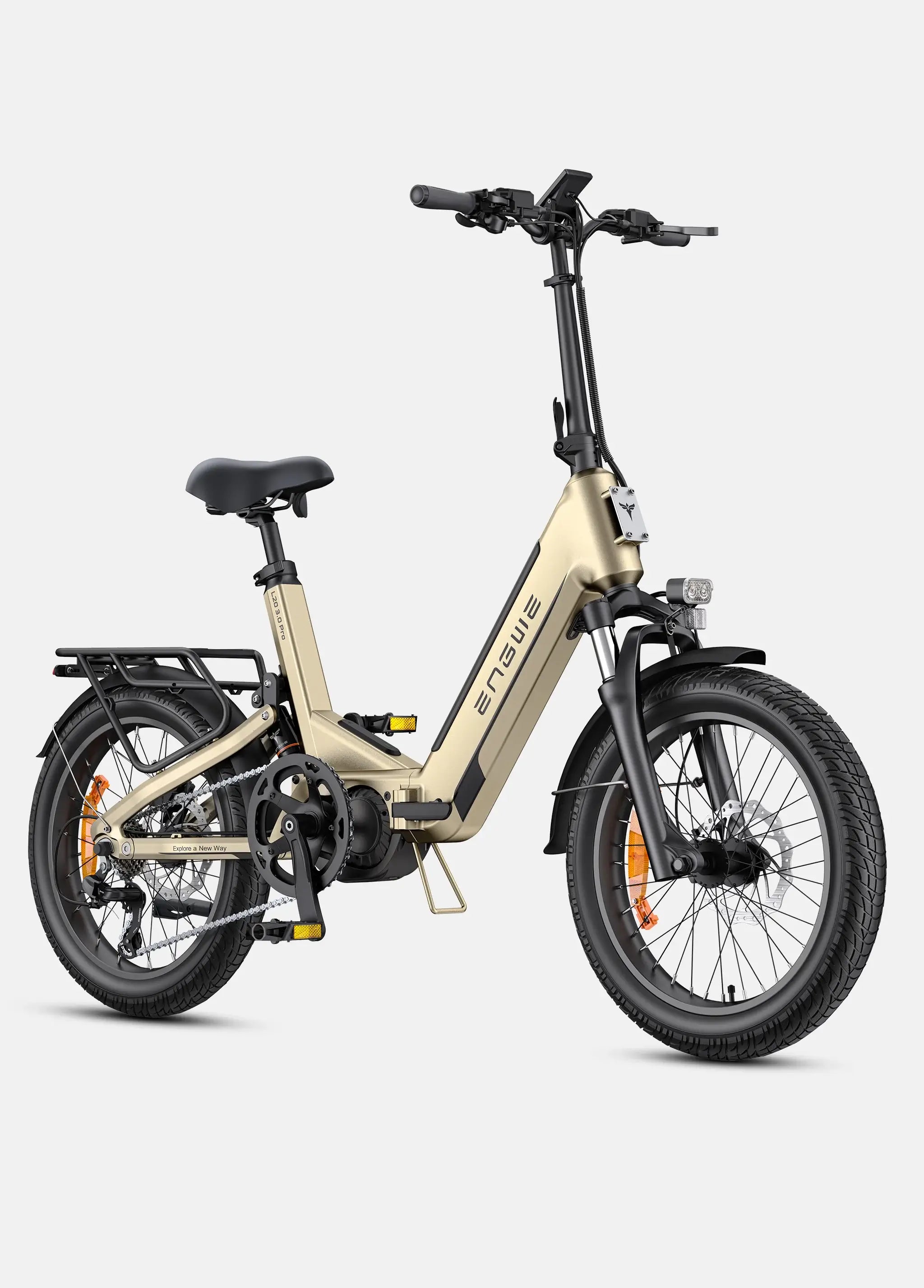 E-BYCCO L20 3.0 Pro bici elettrica Champagne motore centrale
