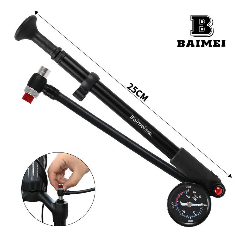 E-BYCCO BaiMei pompa bici con manometro per gomme