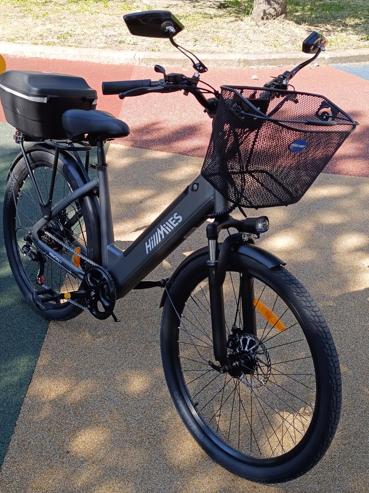 HillMiles MileCity1 bici elettrica 26" verde autonomia 100 km