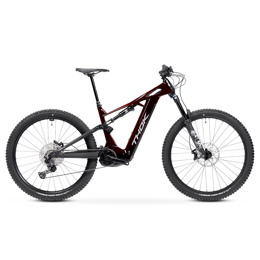 THOK TP4 Forge ebike rossa
