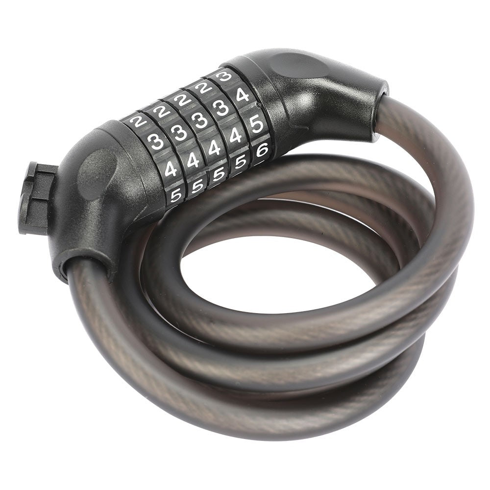 Touroll lucchetto cavo bici combinazione 120 cm nero