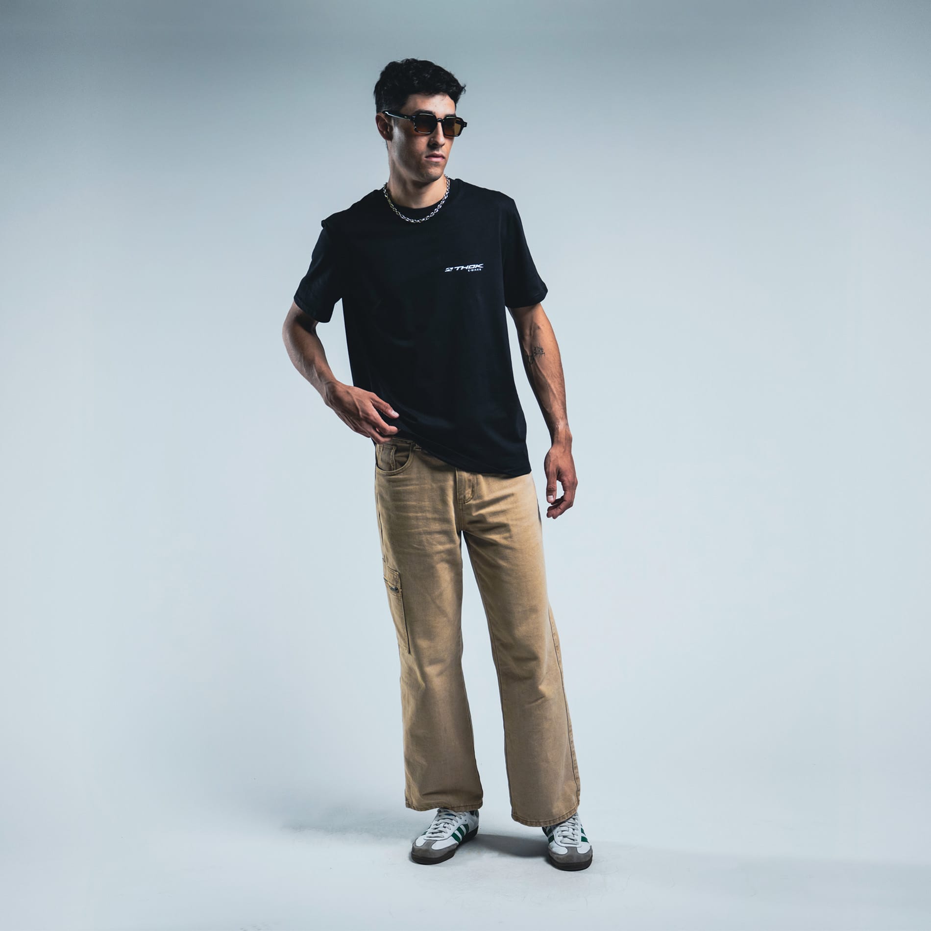 THOK T-Crew Black t-shirt nera cotone