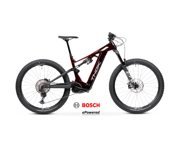 THOK TP4 S bici elettrica Forge Red full suspended