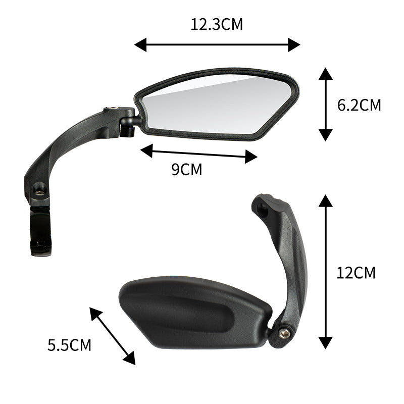 E-BYCCO Set Specchietti Retrovisori Bici Elettrica 2 Pezzi