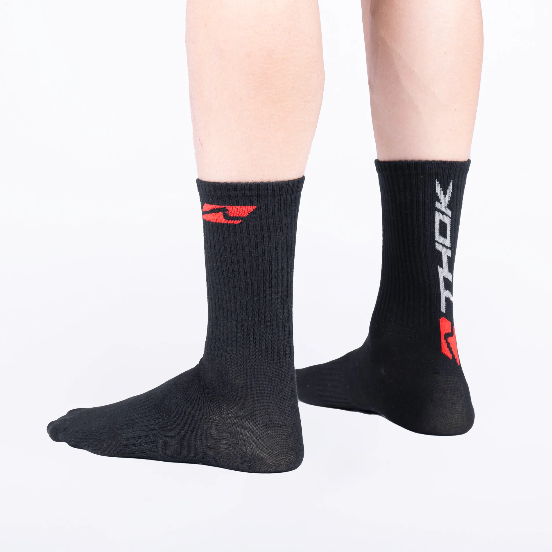 THOK calze spugna nere 24 cm cotone