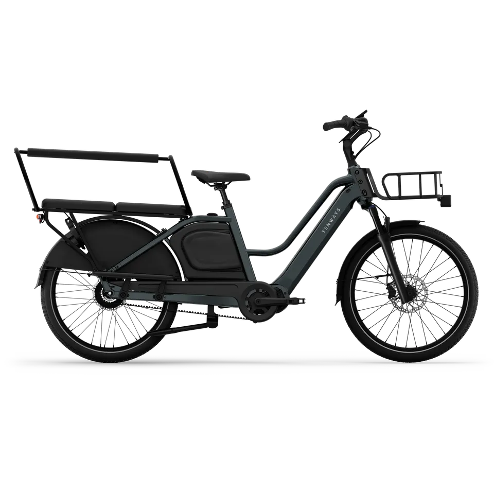 Tenways Longtail Duo bici elettrica Galaxy Grey 720 Wh