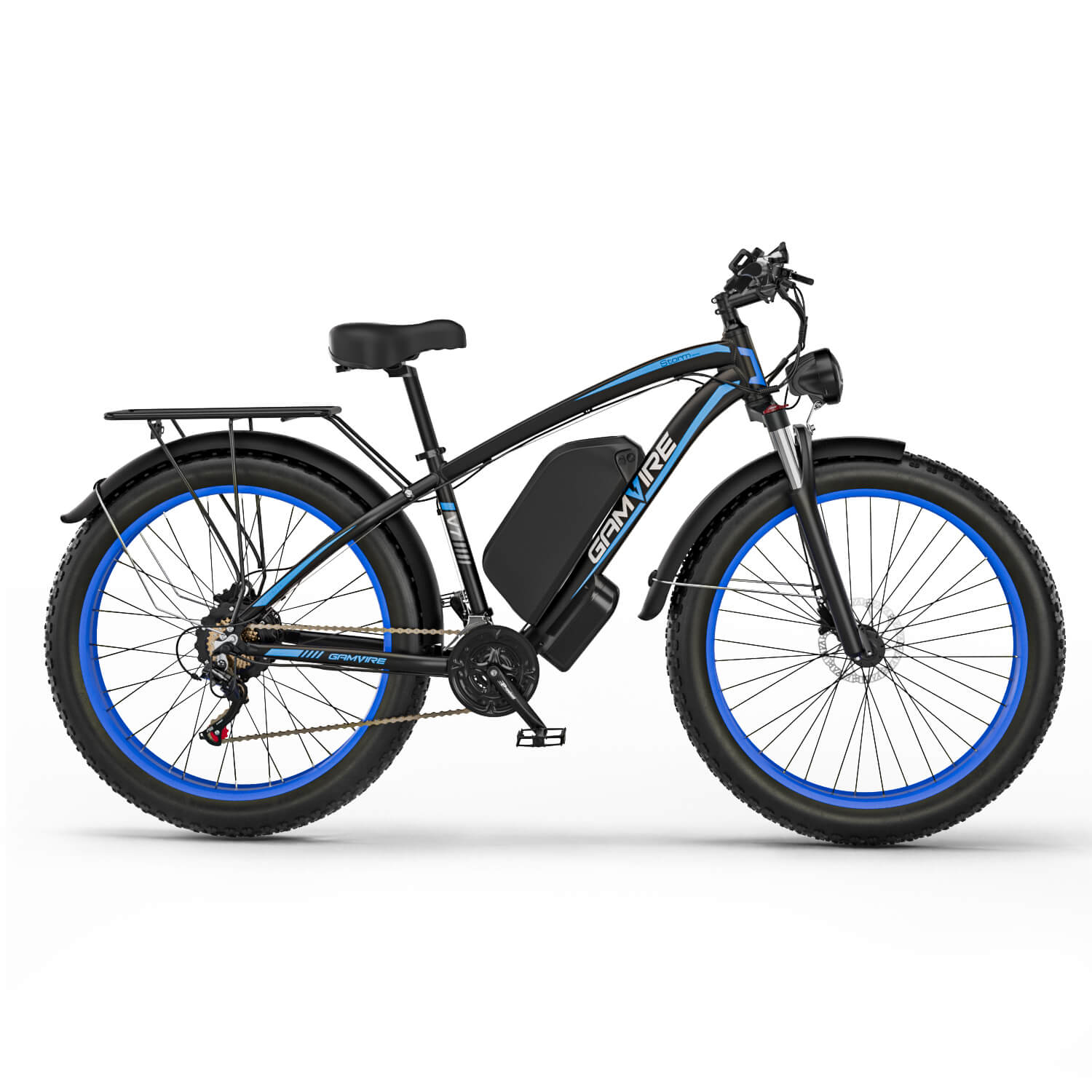 E-Bycco V7 Fat Bike Elettrica 26 1500W 52V Blu