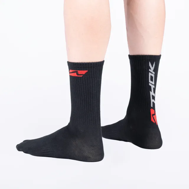 THOK calze spugna nere 24 cm cotone