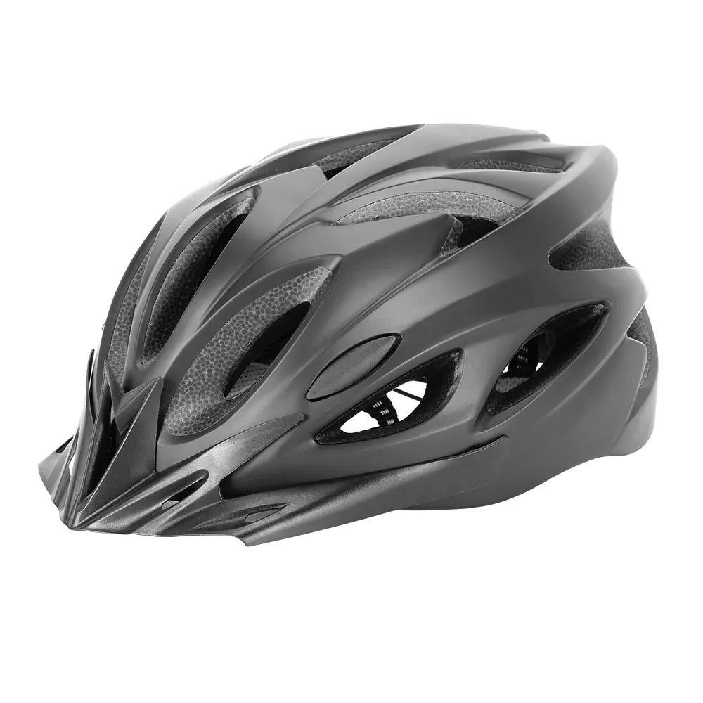 Touroll Casco bici nero 54-63 cm 18 prese