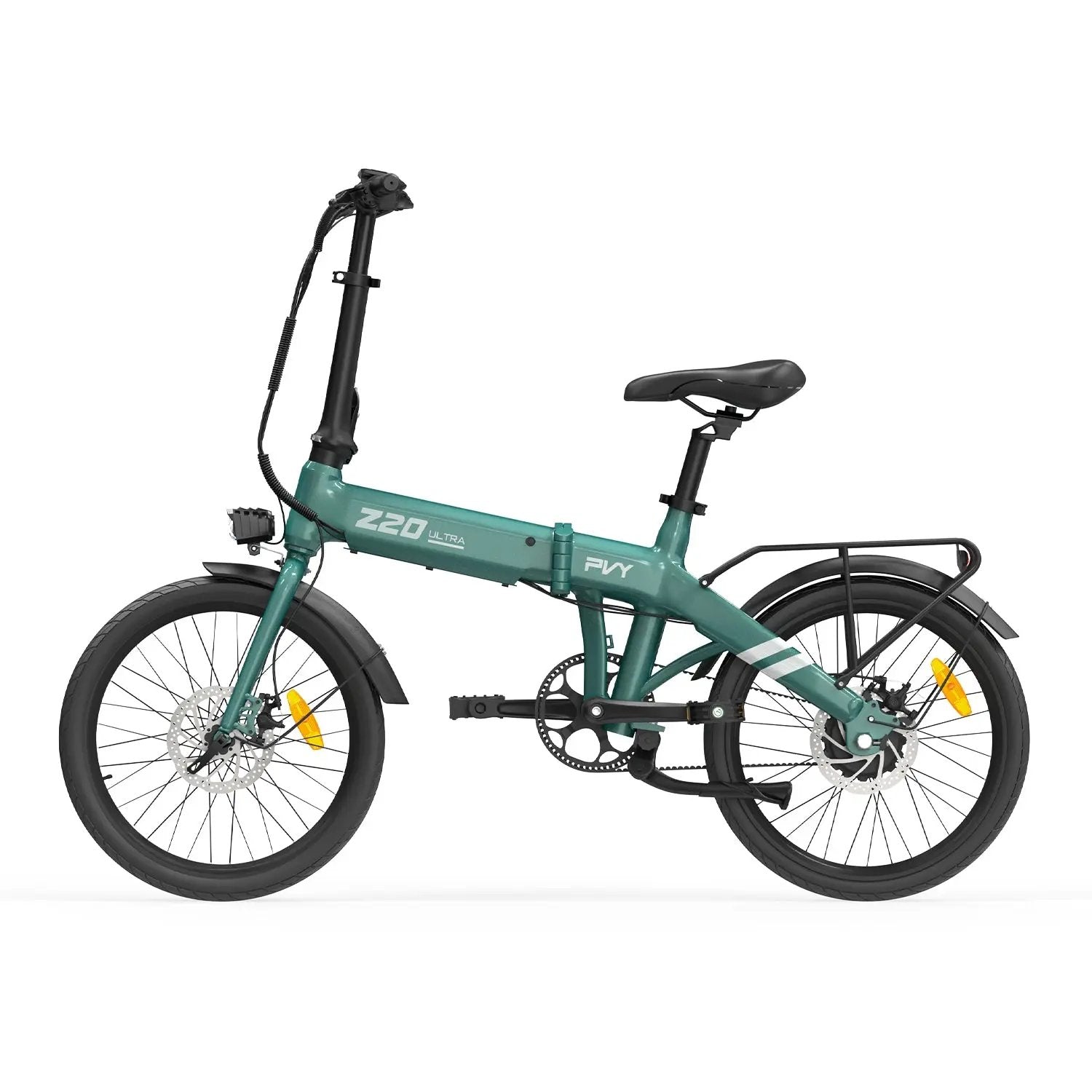 PVY Z20 Ultra bici elettrica verde pino 120 km