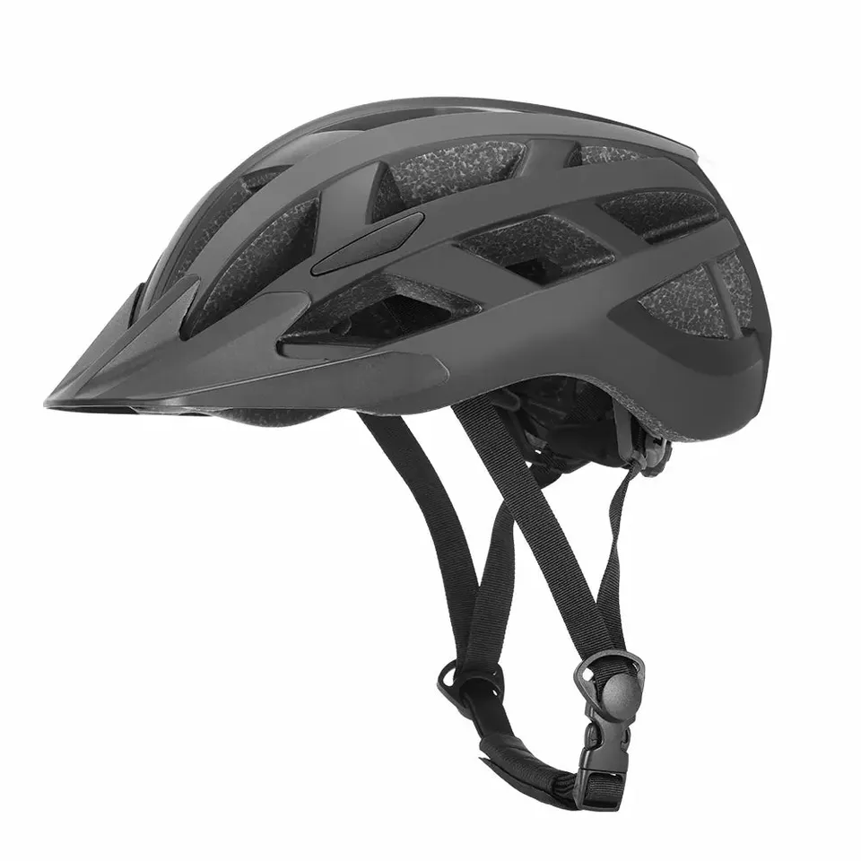 Touroll Casco bici con luce LED posteriore