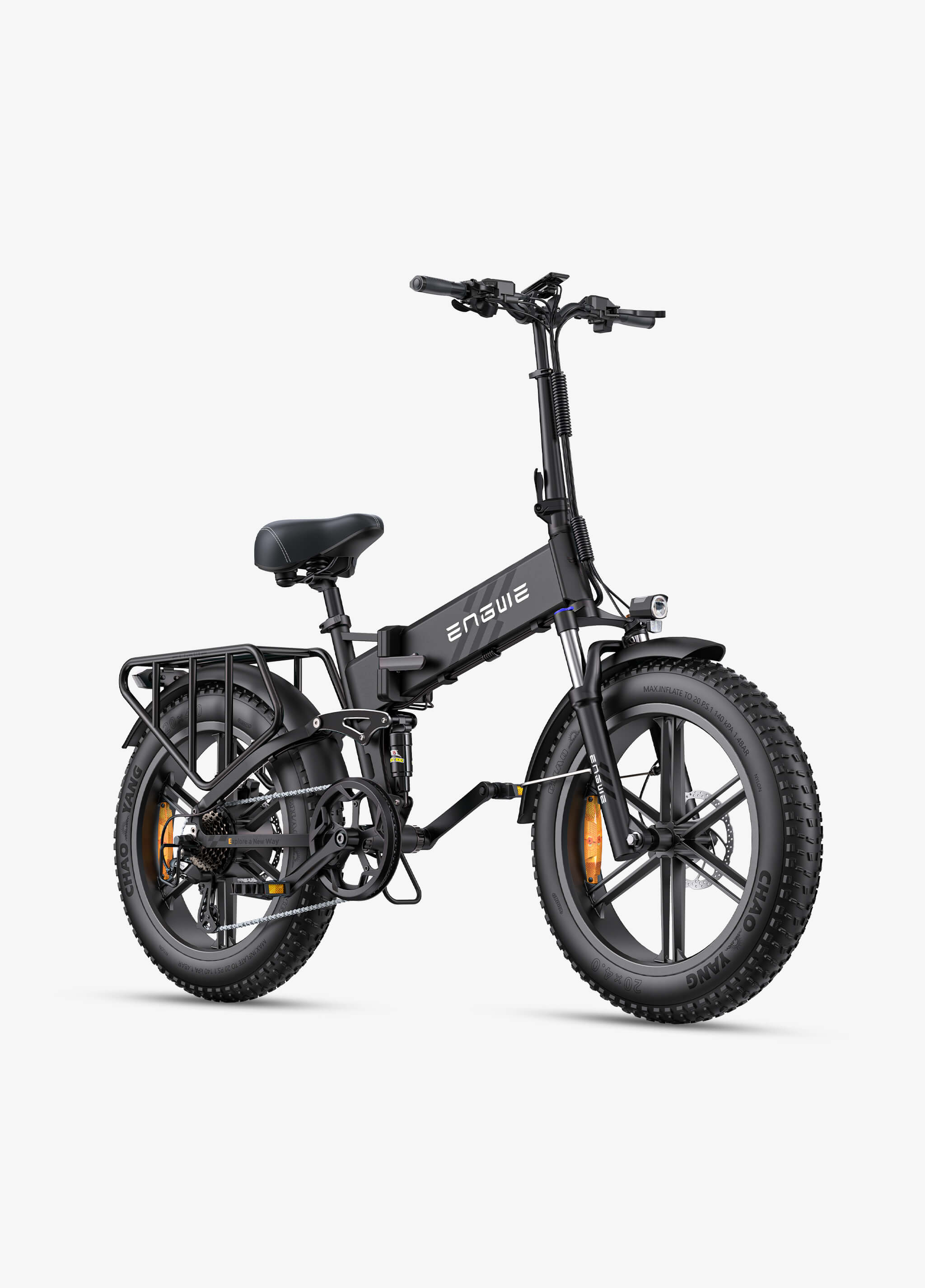 E-BYCCO Engine Pro 2.0 bici elettrica pieghevole verde 110 km