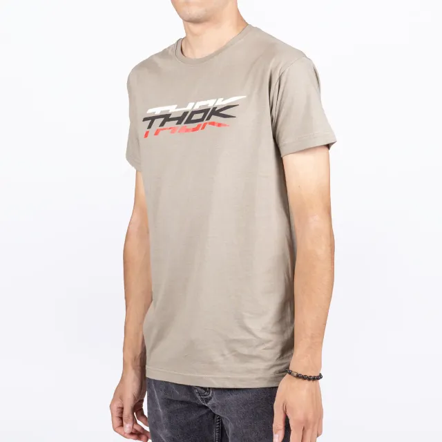 THOK Triple T-Shirt Cotone Grigia 150gr