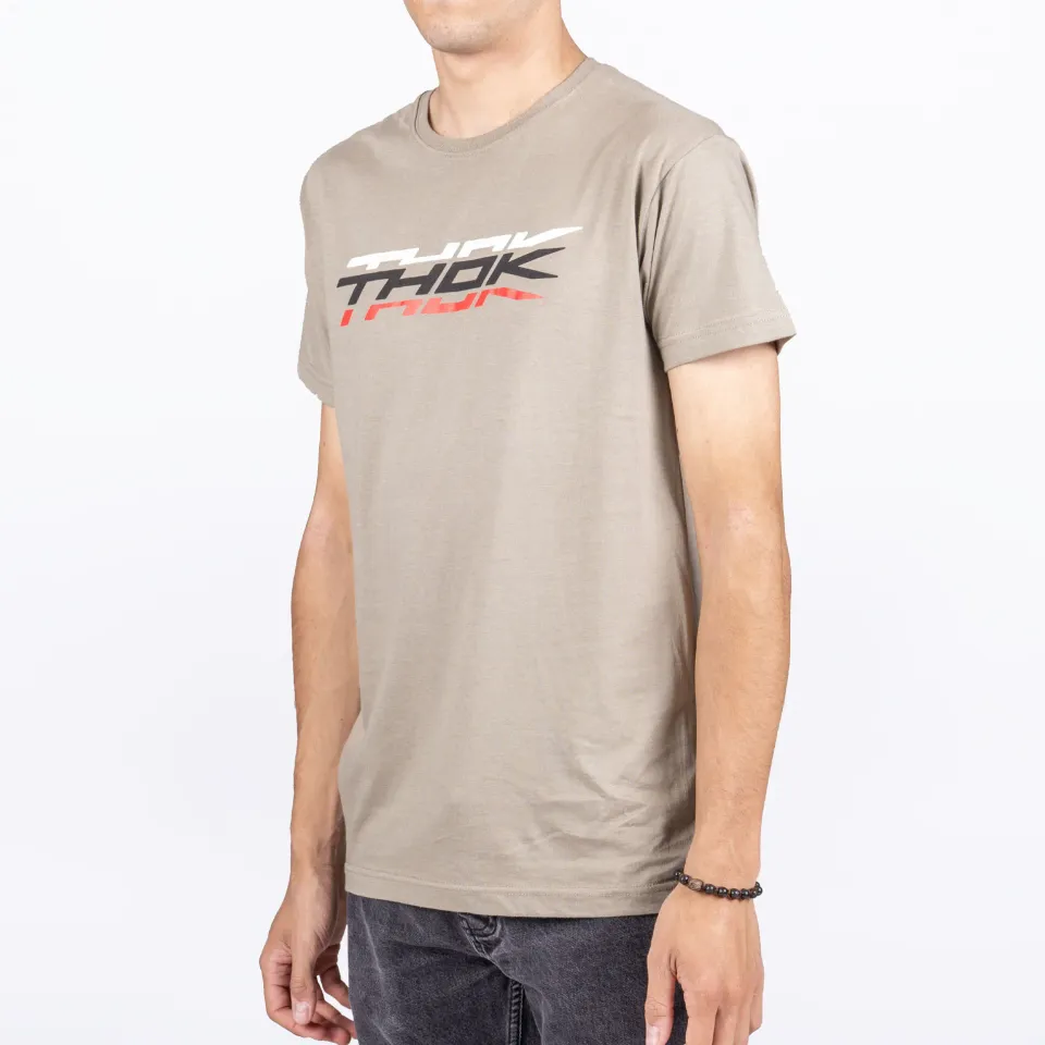 THOK Triple T-Shirt Cotone Grigia 150gr