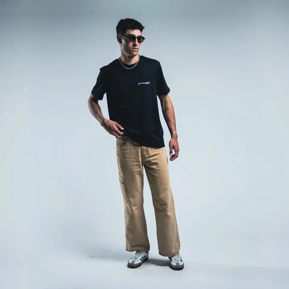 THOK T-Crew Black t-shirt nera cotone