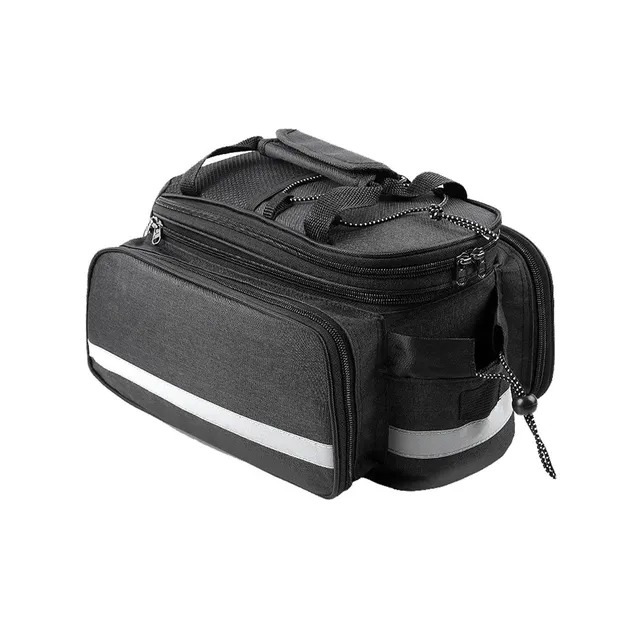 Touroll borsa posteriore bici 25L nera espandibile