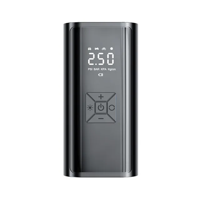PVY pompa aria portatile nera 1500mAh