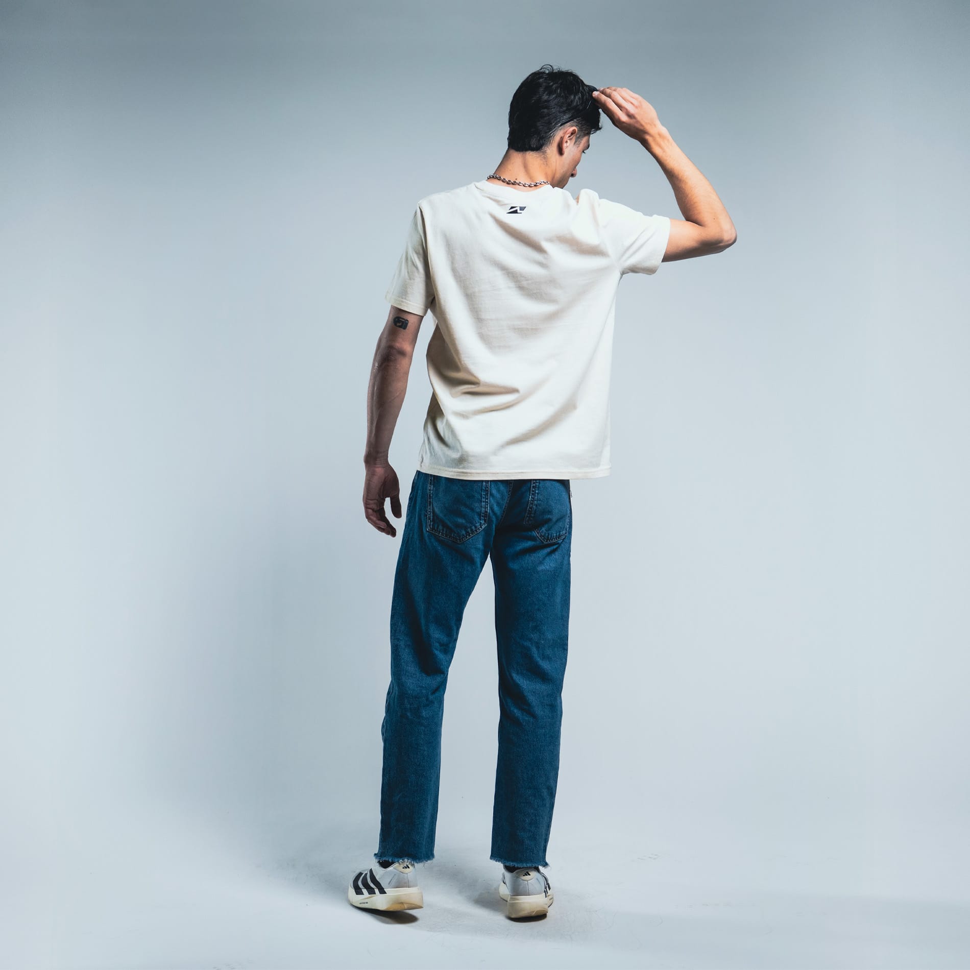 THOK T-Crew Natural Culture t-shirt off-white cotone