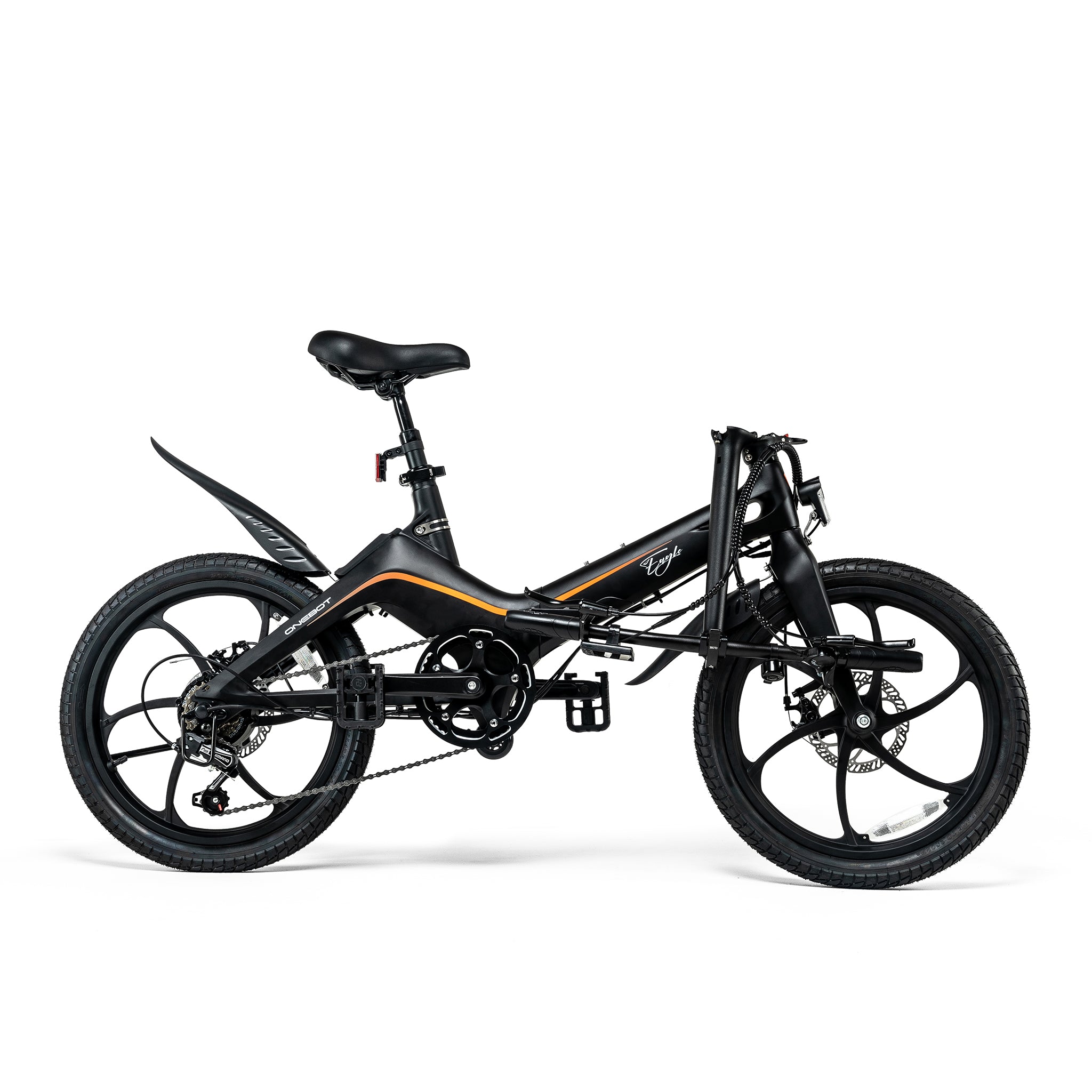 E-BYCCO S9 20 Bici Elettrica Pieghevole Nero Grigio