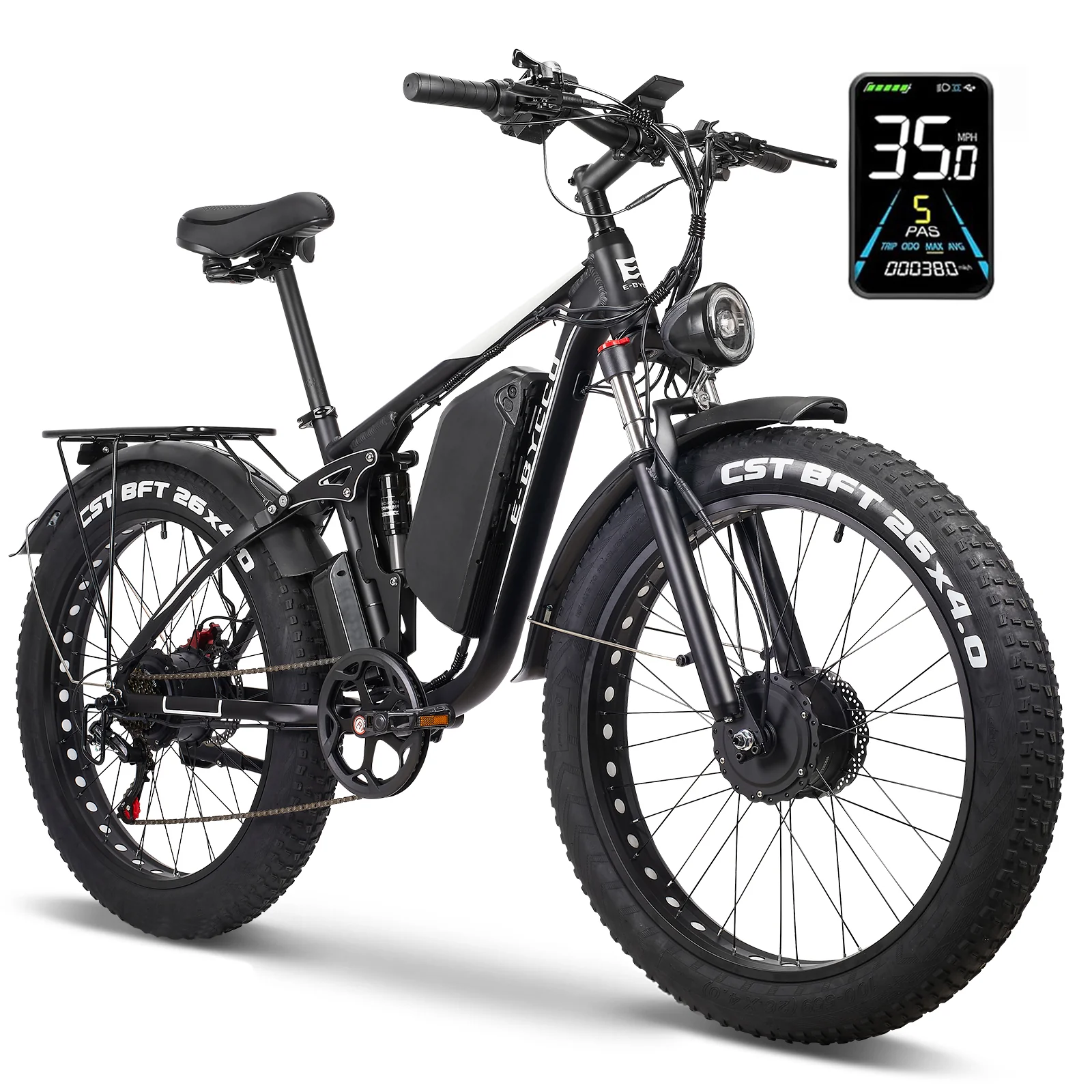 E-BYCCO EB7PRO bici elettrica 26" doppio motore 6000W