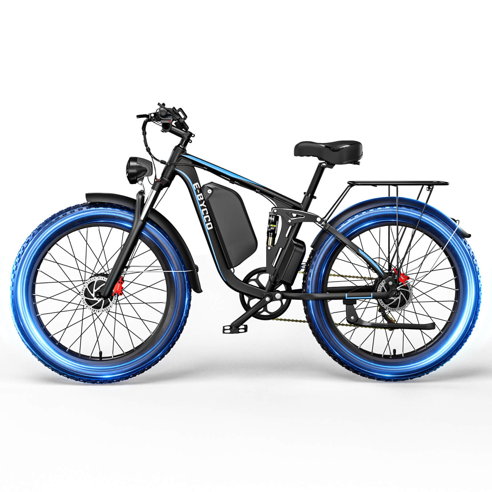 E-Bycco EB7Pro Peak 3000W bici elettrica blu 52V 23Ah