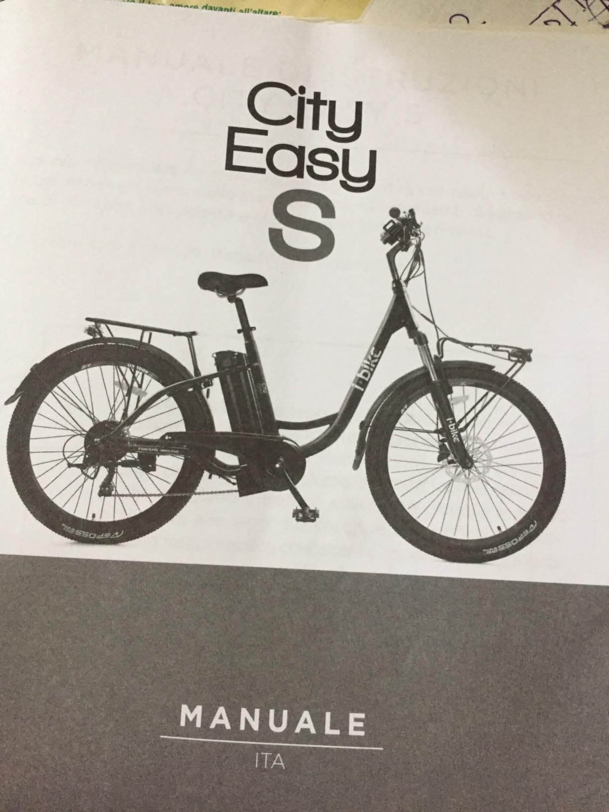 I-Bike City Easy S ITA99 bici elettrica 26" nera 360Wh