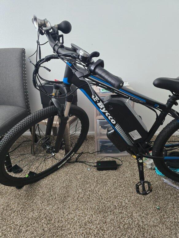 E-BYCCO E8 bici elettrica mtb 29" argento 1000W