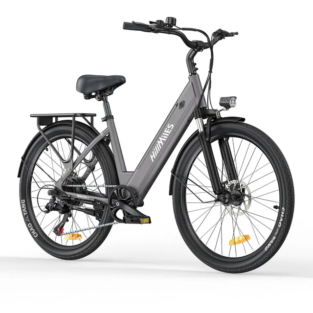 HillMiles MileCity1 bici elettrica 26" grigia 100 km
