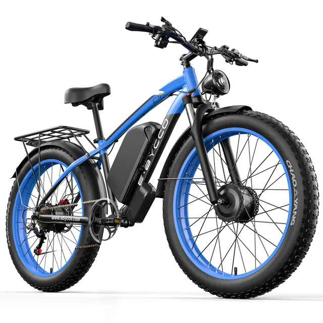 E-BYCCO C5PRO Bici Elettrica 24" 52V 32Ah 6000W Blu