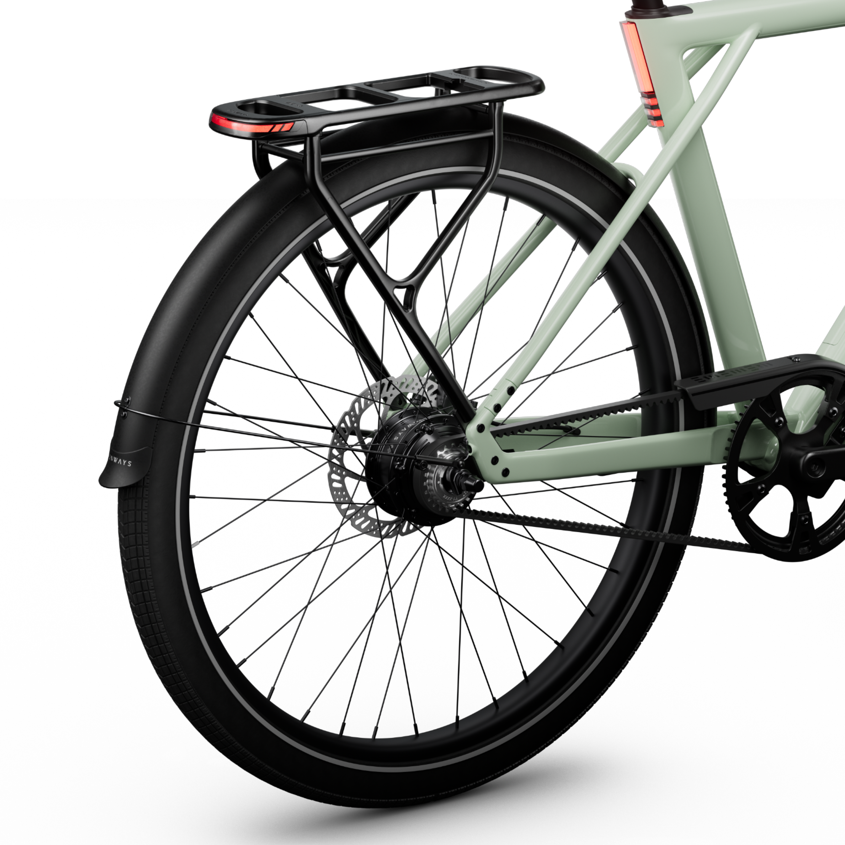 Tenways CGO009 portapacchi posteriore con luce New Edition