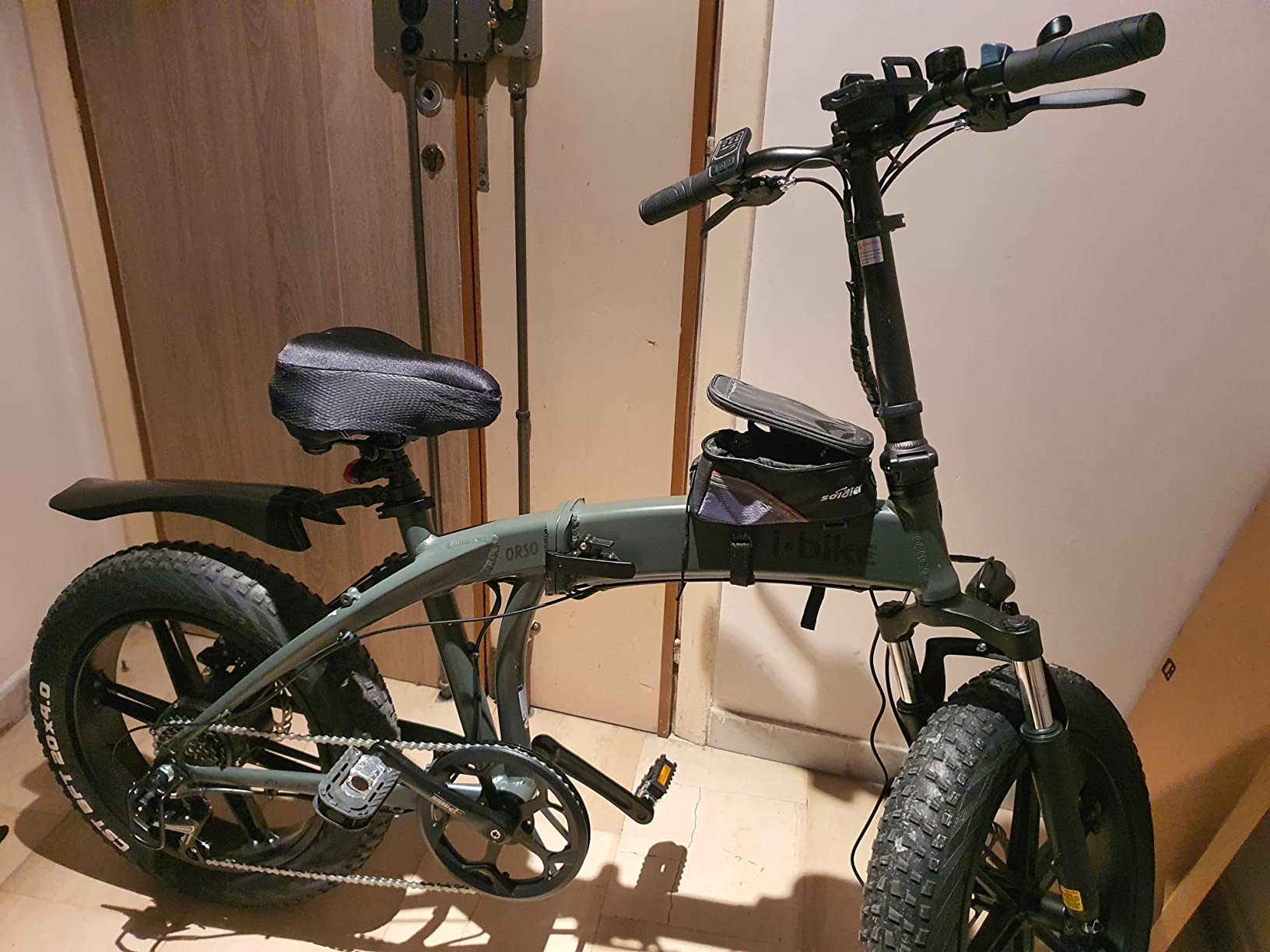 I-Bike Orso Ita99 bici elettrica pieghevole nera 20"