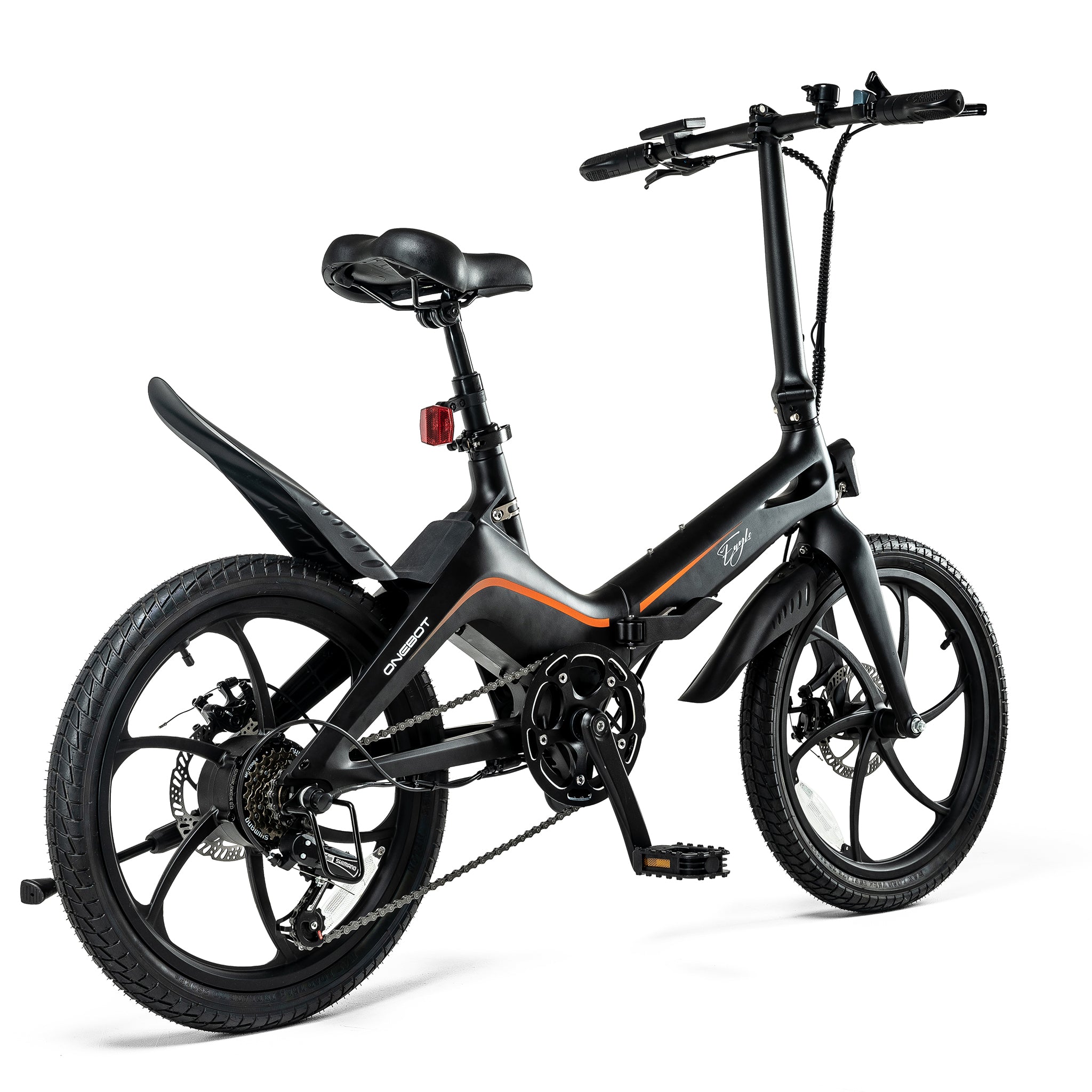 E-BYCCO S9 20 Bici Elettrica Pieghevole Nero Grigio