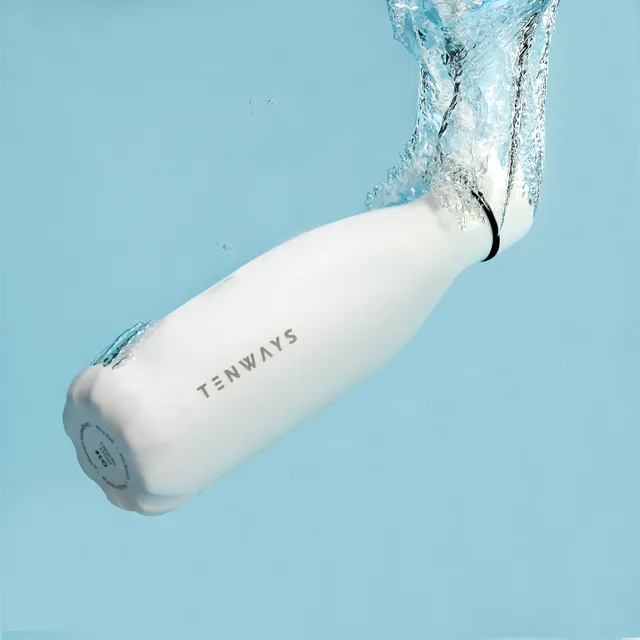 Tenways Bottiglia Acqua Isolata borraccia bianca
